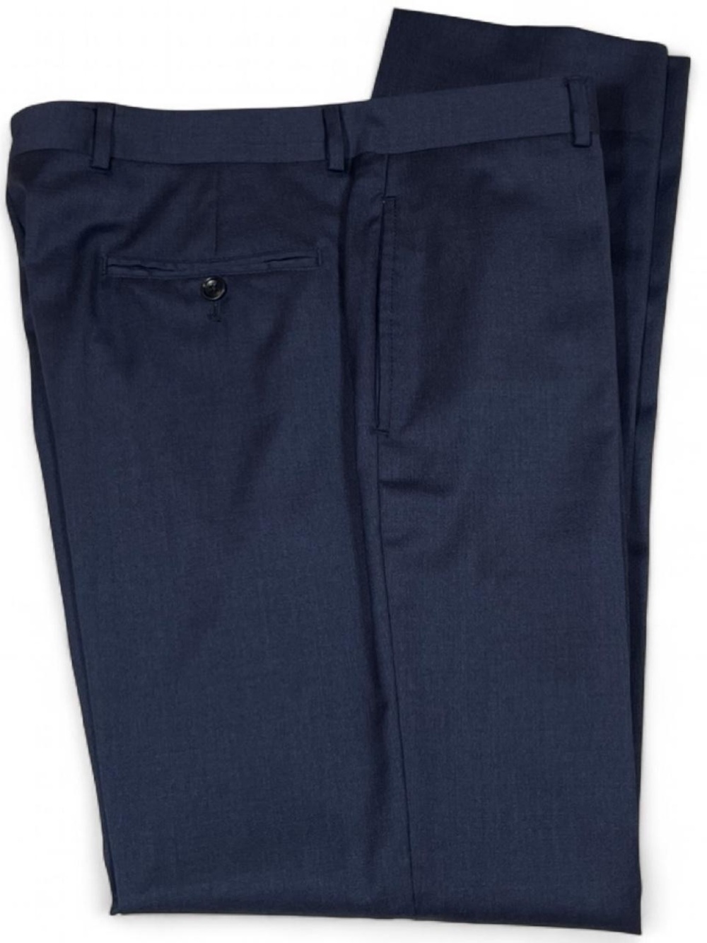 Brooks Brothers Italy Merino Wool Reda Flexo Milano Fit Navy Dress Pants W34 L30